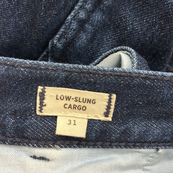 Madewell Low-Slung Straight Cargo Jeans in Martindale Wash Size 31 - Picture 15 of 16